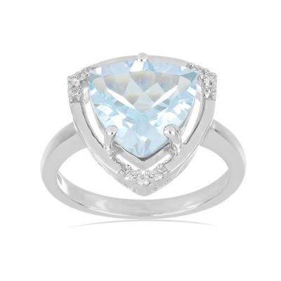 BUY BRAZILIAN AMETHYST GEMSTONE CLASSIC RING IN STERLING SILVER